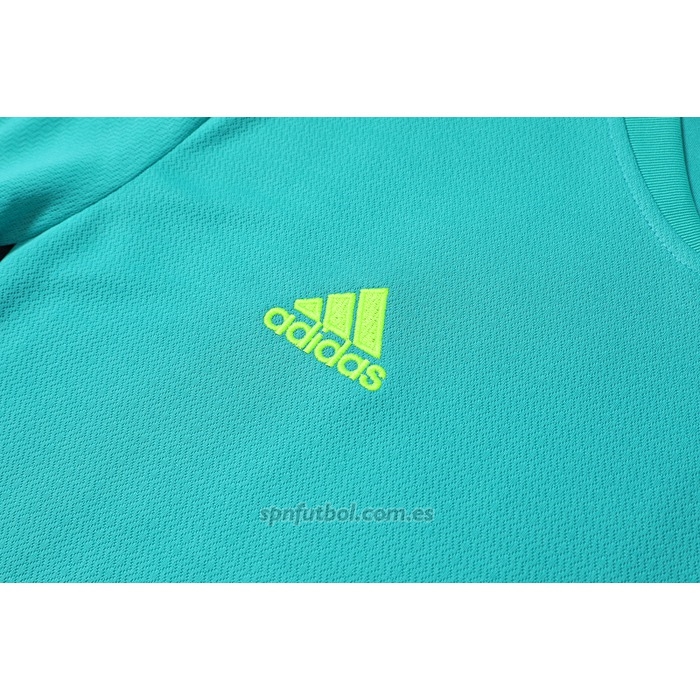 Chandal del Juventus Manga Corta 2022-2023 Azul y Verde - Pantalon Corto